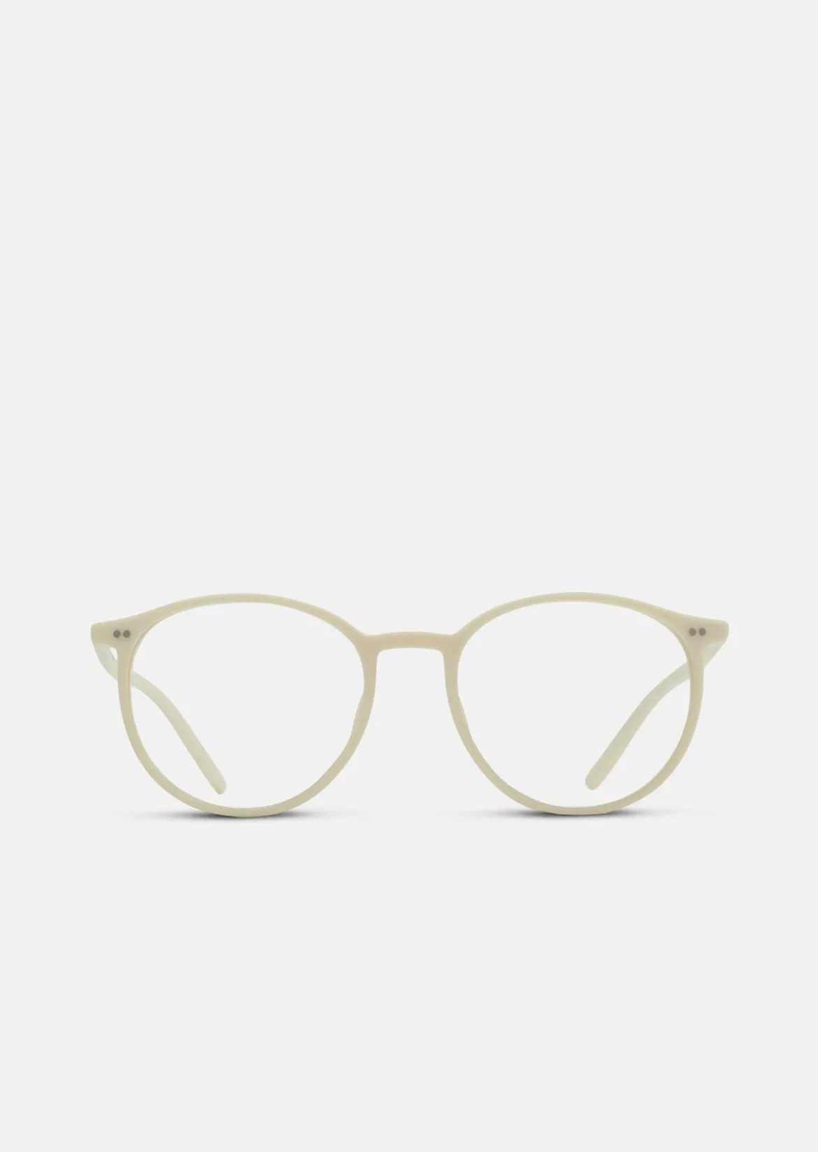 Runde Unisex-Panto-Brille aus hochwertigem Acetat