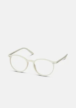 Runde Unisex-Panto-Brille aus hochwertigem Acetat
