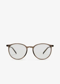 Runde Unisex-Panto-Brille aus hochwertigem Acetat
