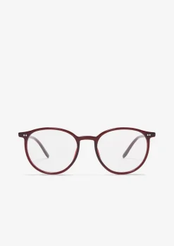 Runde Unisex-Panto-Brille aus hochwertigem Acetat