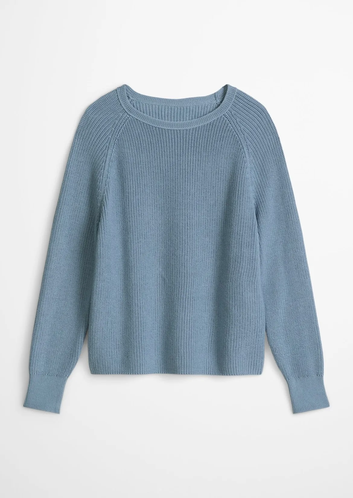 Rundhalspullover loose aus Heavy-Weight-Organic-Cotton