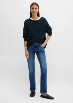 Rundhalspullover loose aus Heavy-Weight-Organic-Cotton