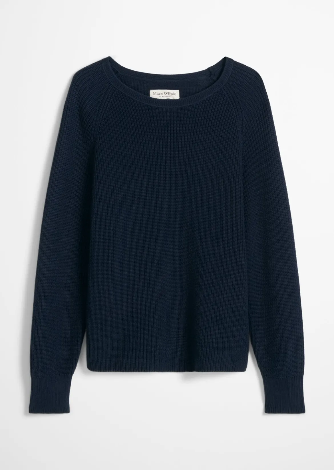 Rundhalspullover loose aus Heavy-Weight-Organic-Cotton