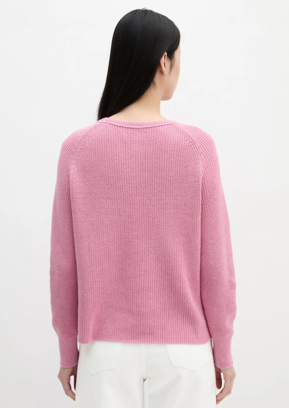 Rundhalspullover loose aus Heavy-Weight-Organic-Cotton