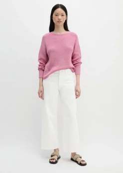 Rundhalspullover loose aus Heavy-Weight-Organic-Cotton
