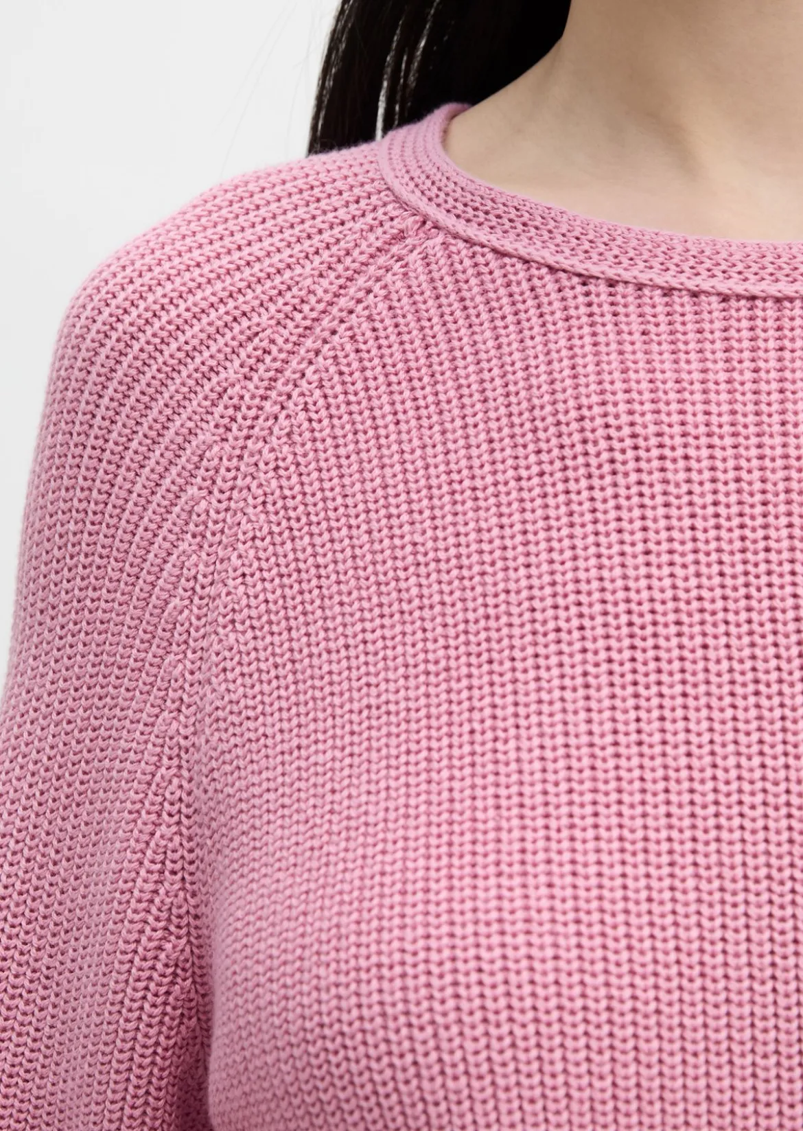 Rundhalspullover loose aus Heavy-Weight-Organic-Cotton