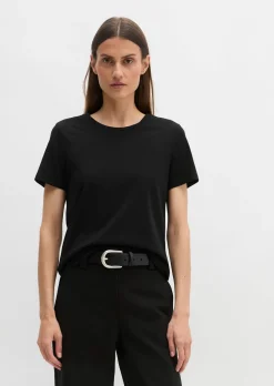 Rundhals-T-Shirt regular aus Organic Cotton SIngle Jersey