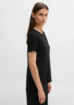 Rundhals-T-Shirt regular aus Organic Cotton SIngle Jersey