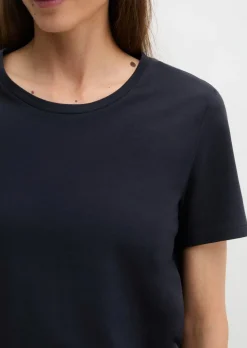 Rundhals-T-Shirt regular aus Organic Cotton SIngle Jersey