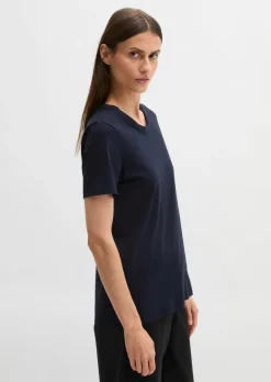 Rundhals-T-Shirt regular aus Organic Cotton SIngle Jersey
