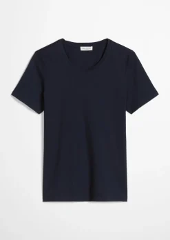 Rundhals-T-Shirt regular aus Organic Cotton SIngle Jersey