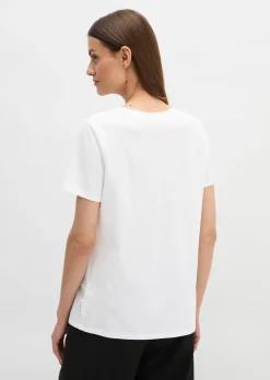 Rundhals-T-Shirt regular aus Organic Cotton SIngle Jersey