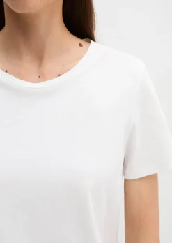 Rundhals-T-Shirt regular aus Organic Cotton SIngle Jersey