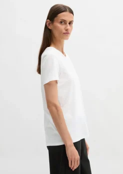 Rundhals-T-Shirt regular aus Organic Cotton SIngle Jersey