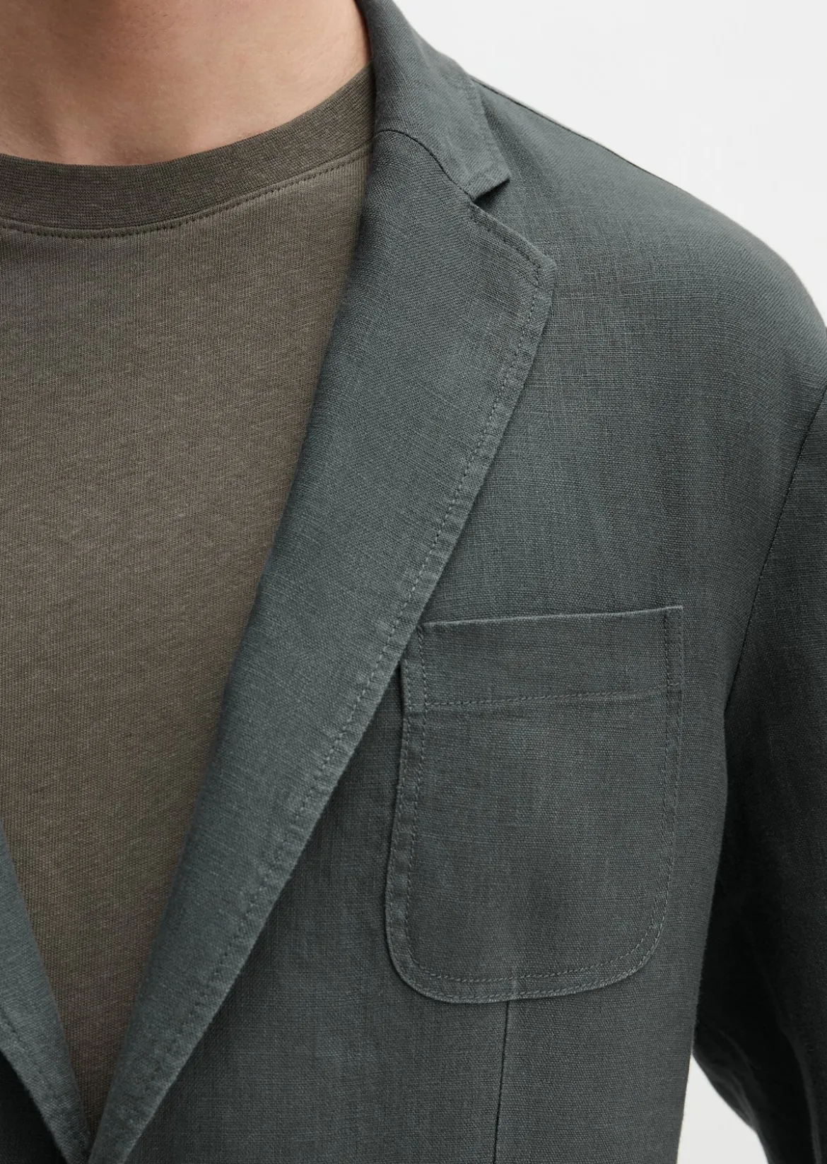 Sakko shaped aus reinem Leinen