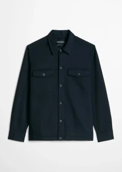 Sateen-Overshirt aus glatter Bio-Baumwoll-Qualität