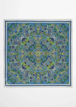 Satin-Foulard mit lässigem Print