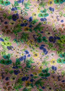 Satin-Foulard mit lässigem Print