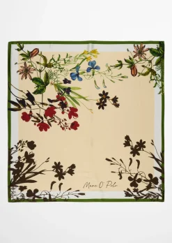 Satin-Foulard mit lässigem Print