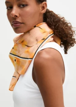Schal aus Leinen-Organic-Cotton-Mix