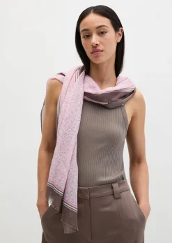 Schal mit Allover-Print mit TENCEL™ Lyocell