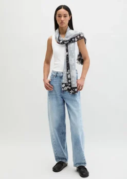Schal mit Allover-Print mit TENCEL™ Lyocell