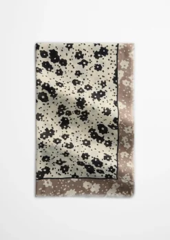 Schal mit Allover-Print mit Organic Cotton