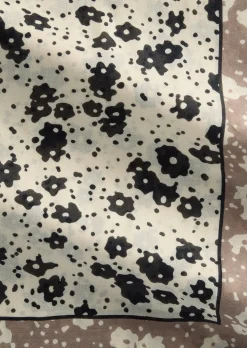 Schal mit Allover-Print mit Organic Cotton