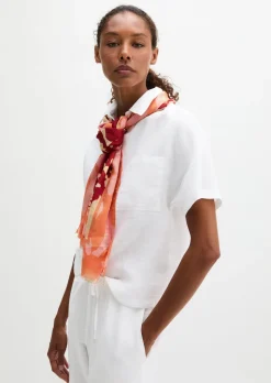Schal mit Allover-Print mit TENCEL™ Lyocell