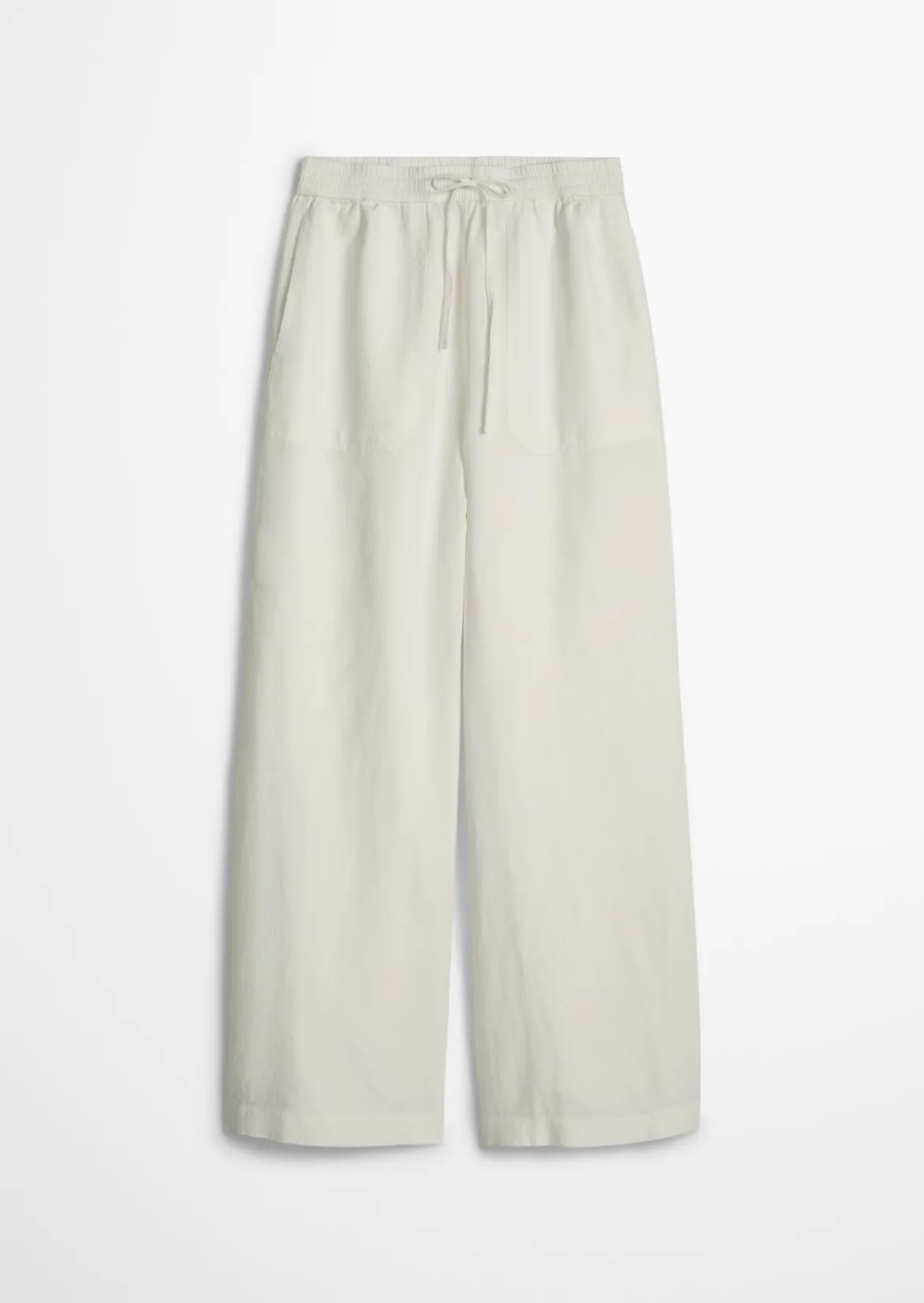 Schlupfhose regular aus Leinen-Baumwolle-Mix