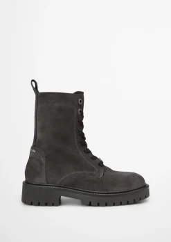 Schnürstiefel Model Phia mit Innenzipper
