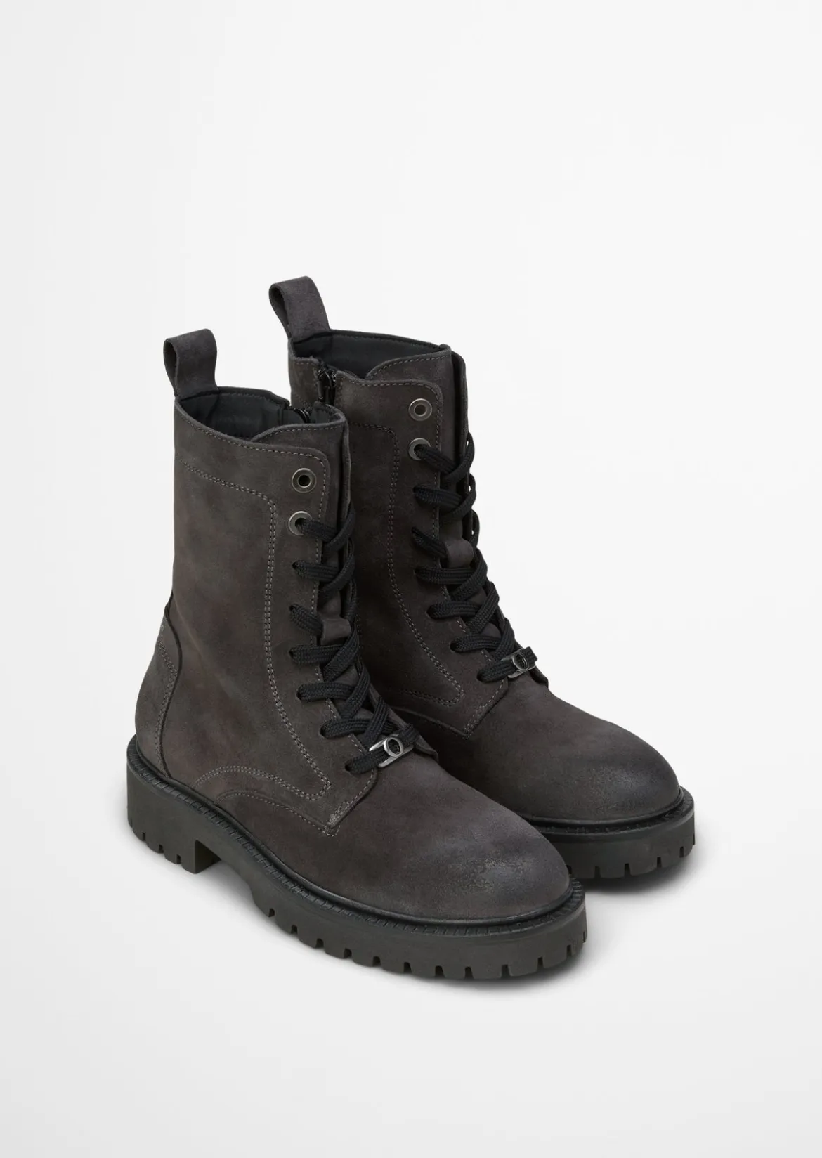 Schnürstiefel Model Phia mit Innenzipper