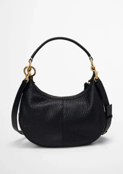 Schultertasche aus fein genarbtem Rindleder