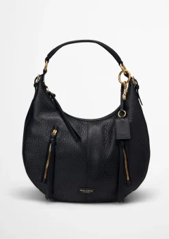 Schultertasche large aus fein genarbtem Schafleder
