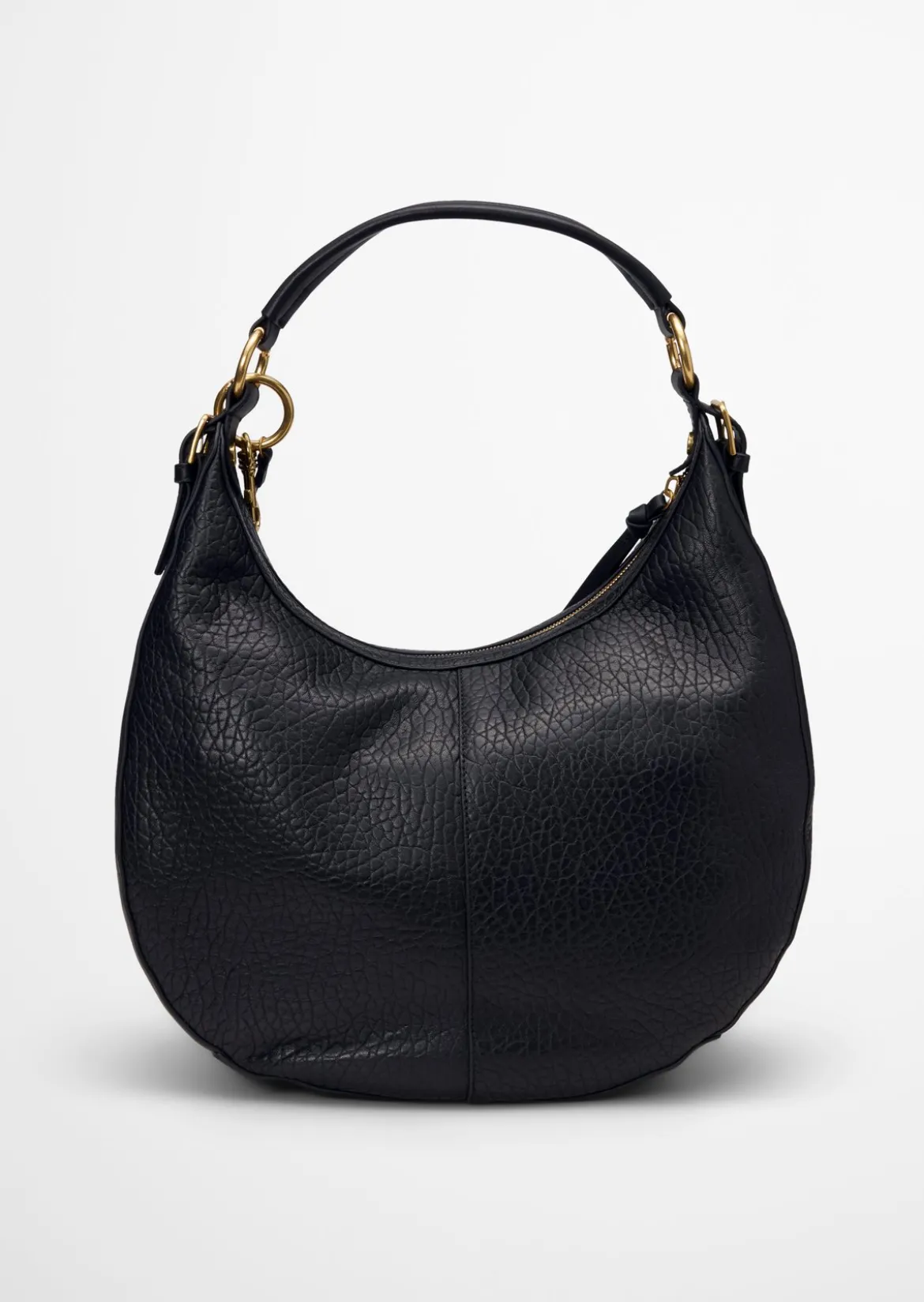 Schultertasche large aus fein genarbtem Schafleder