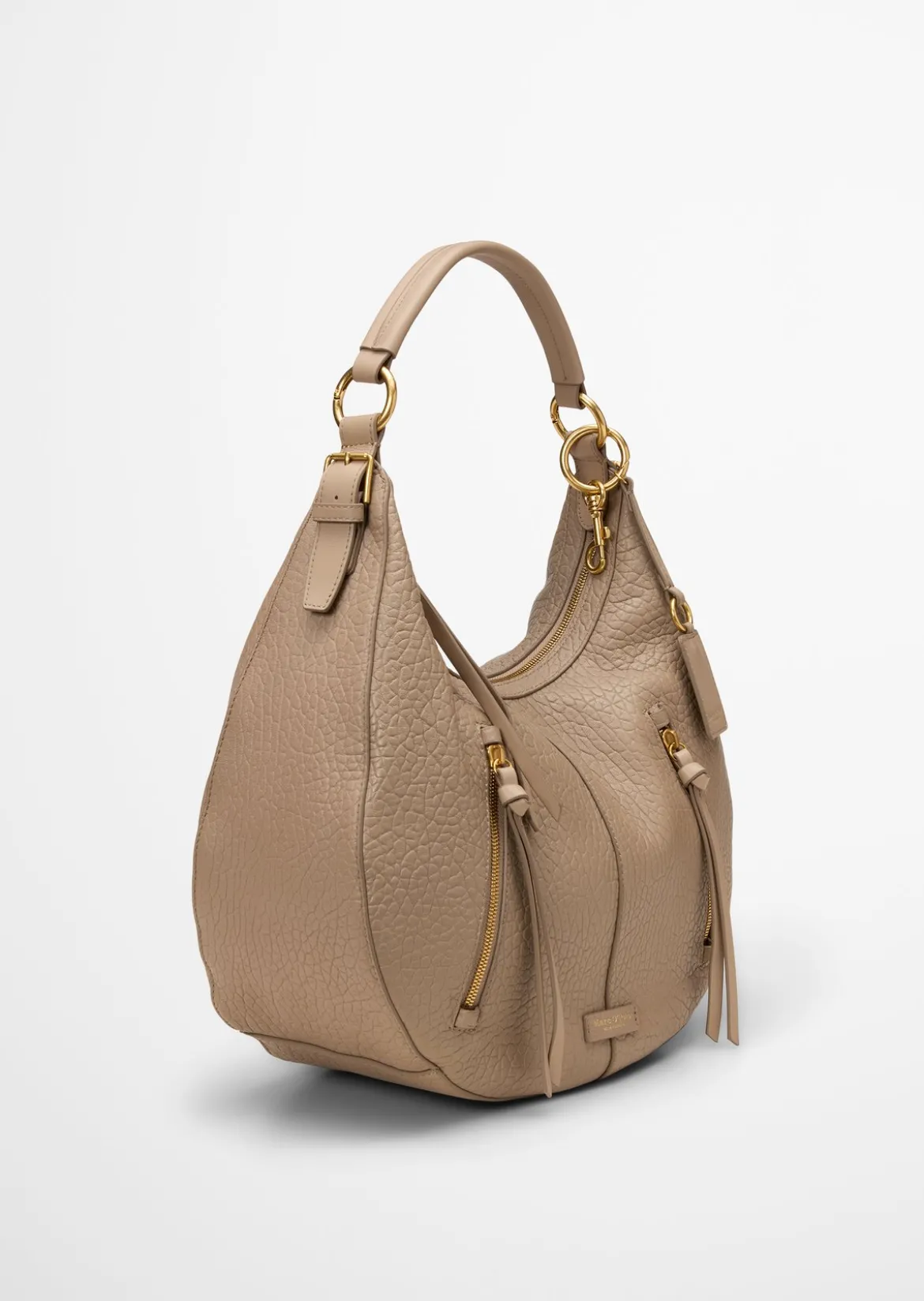 Schultertasche large aus fein genarbtem Schafleder