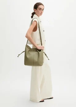 Schultertasche Model Sienna aus weichem Rindleder