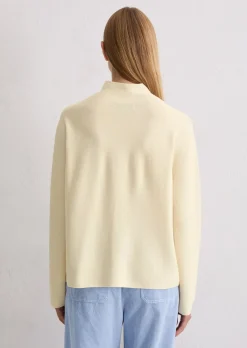 Seamless-Pullover loose aus softer Bio-Baumwolle