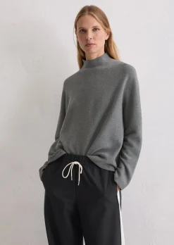 Seamless-Pullover loose aus softer Bio-Baumwolle