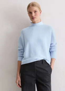 Seamless-Pullover loose aus softer Bio-Baumwolle