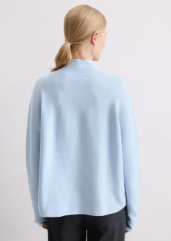 Seamless-Pullover loose aus softer Bio-Baumwolle