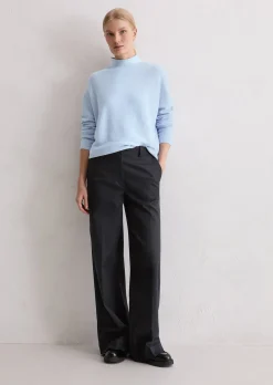 Seamless-Pullover loose aus softer Bio-Baumwolle