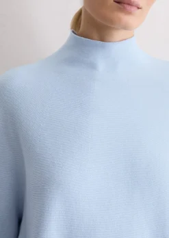 Seamless-Pullover loose aus softer Bio-Baumwolle