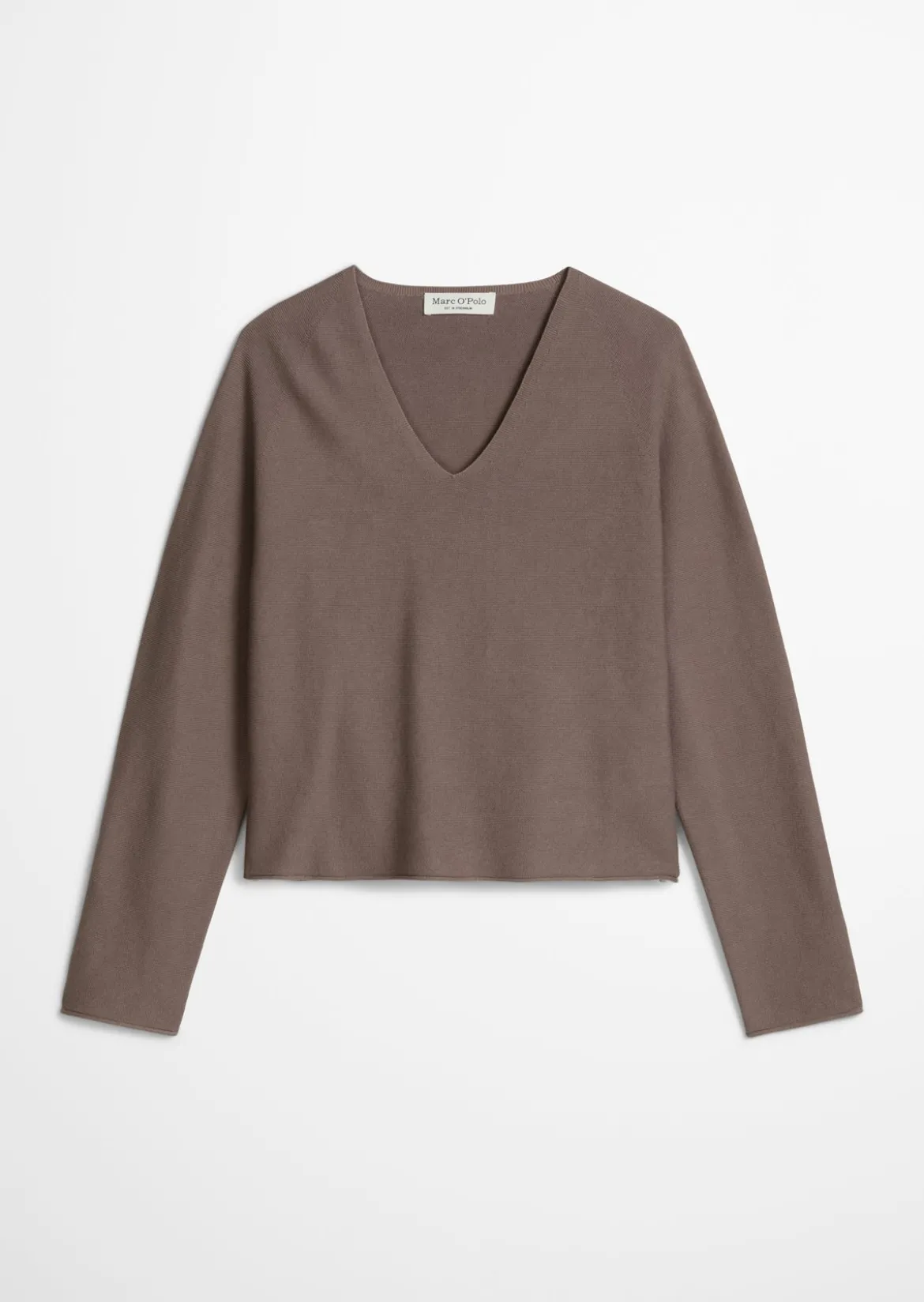 Seamless-Pullover loose aus reiner Bio-Baumwolle