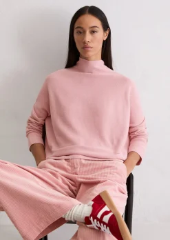 Seamless-Pullover loose aus softer Bio-Baumwolle