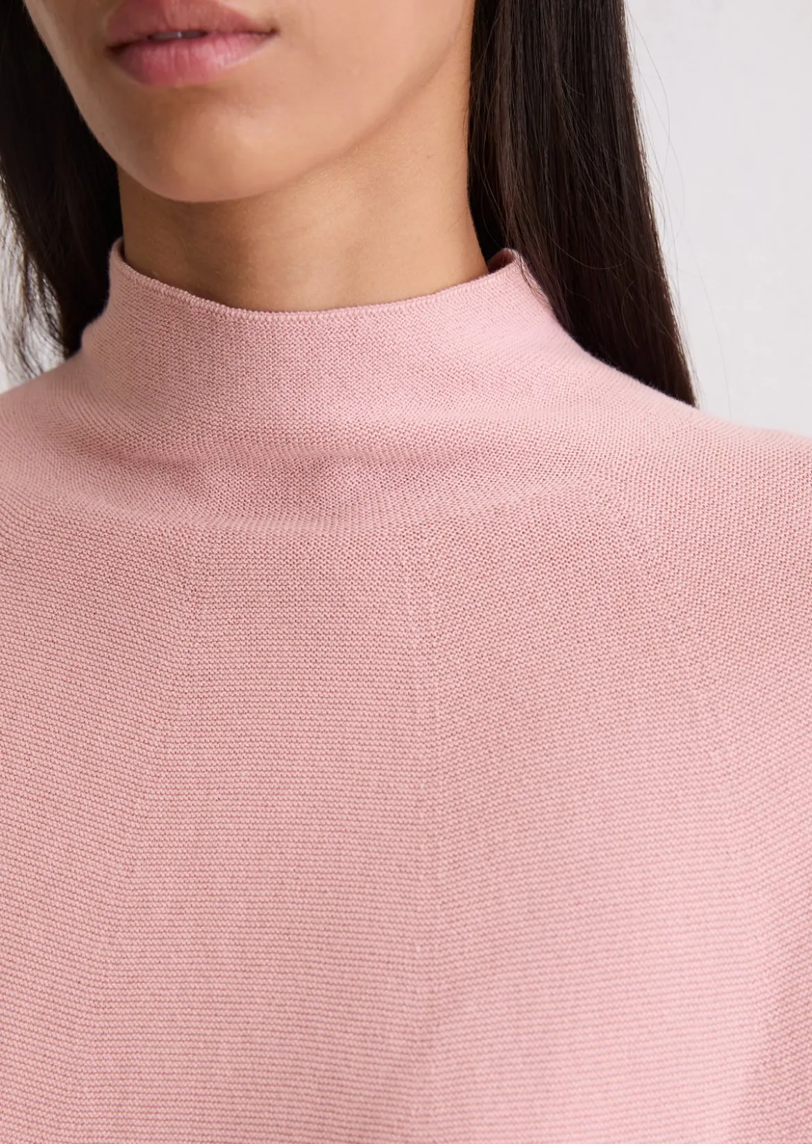Seamless-Pullover loose aus softer Bio-Baumwolle