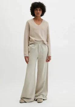 Seamless-Pullover loose aus reiner Bio-Baumwolle