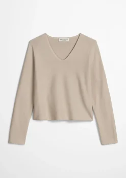 Seamless-Pullover loose aus reiner Bio-Baumwolle