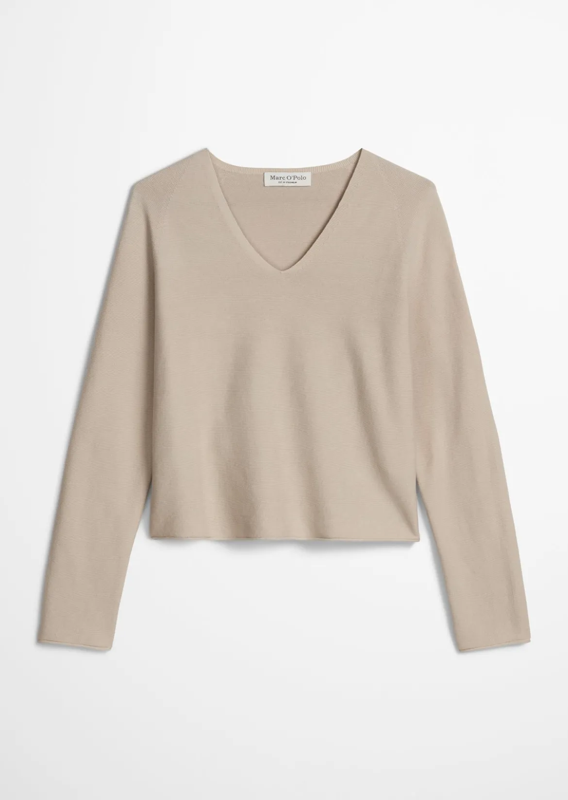 Seamless-Pullover loose aus reiner Bio-Baumwolle