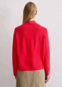 Seamless-Pullover loose aus softer Bio-Baumwolle